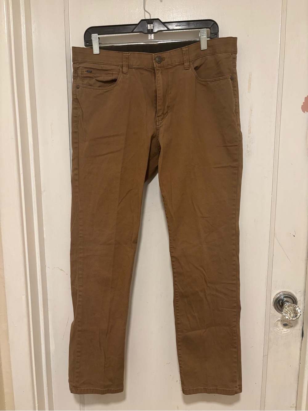 English Laundry Men's Slim Straight Caramel Brown Jeans